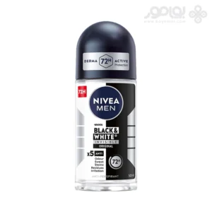رول ضد تعریق مردانه نیوا مدل BLACK AND WHITE حجم 50 میل