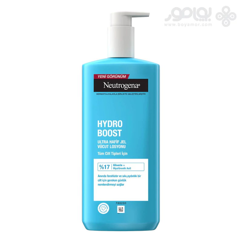 لوسیون بدن نوتروژینا مدل Hydro Boost حجم 400 میل
