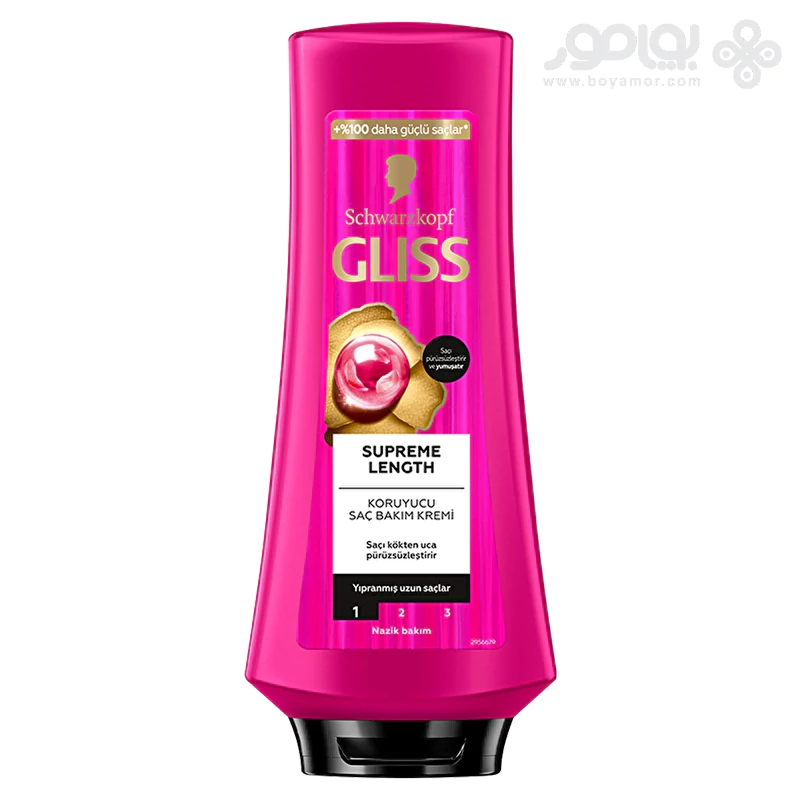 نرم کننده گلیس مدل Supreme Length حجم 360 میل
