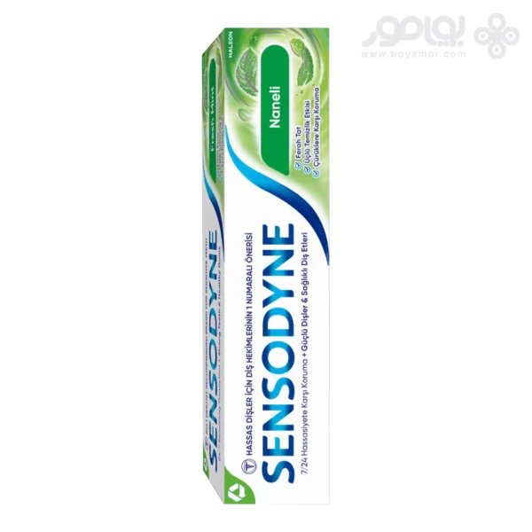 خمیر دندان سنسوداین مدل FRESH MINT وزن 100 گرم