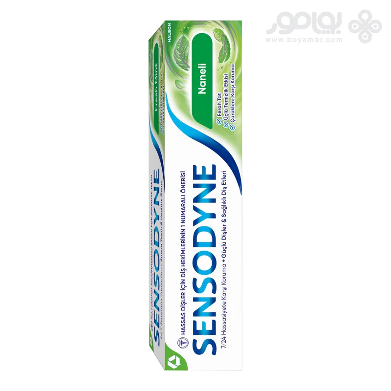 خمیر دندان سنسوداین مدل FRESH MINT وزن 100 گرم