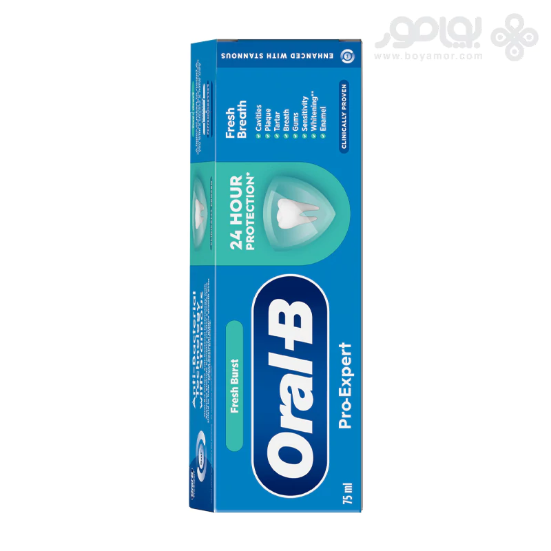 خمیر دندان اورال بی پرو اکسپرت مدل FRESH BREATH حجم 75 میل
