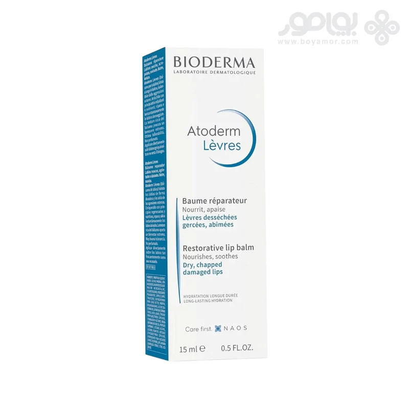 بالم لب بایودرما مدل ATODERM LEVRES حجم 15 میل