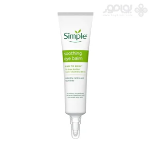 کرم تسکین دهنده دور چشم سیمپل مدل Soothing حجم 15 میل