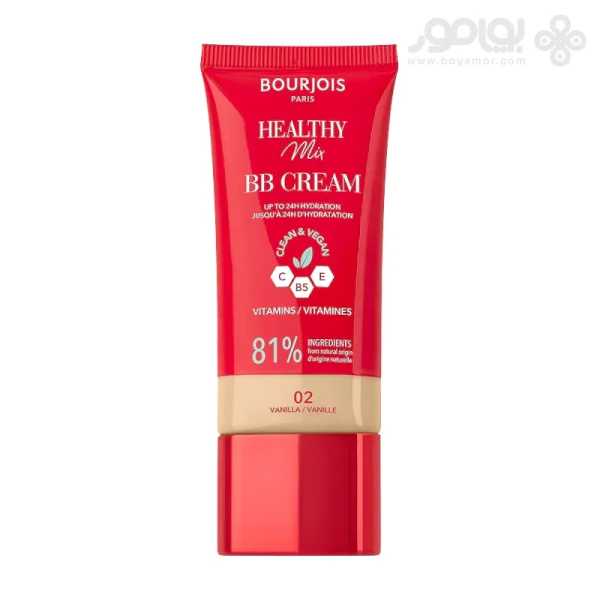 بی بی کرم بورژوا مدل HEALTHY MIX شماره 02 رنگ VANILLA