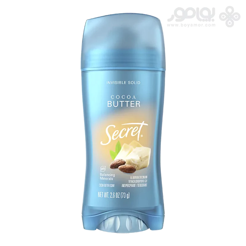 استیک دئودورانت صابونی سکرت مدل COCOA BUTTER وزن 73 گرم