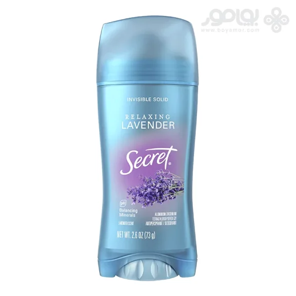 دئودورانت صابونی سکرت مدل LAVENDER وزن 73 گرم