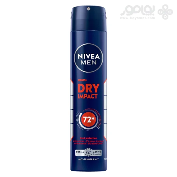 اسپری دئودورانت مردانه نیوا مدل DRY IMPACT حجم 200 میل