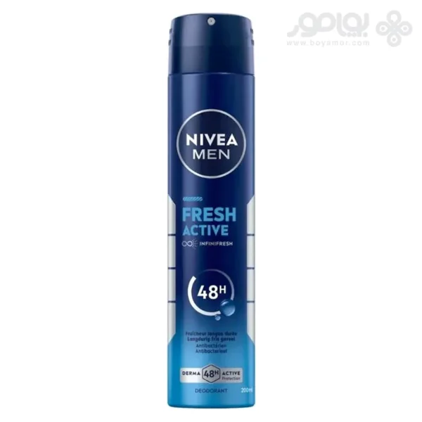 اسپری دئودورانت مردانه نیوا مدل FRESH ACTIVE حجم 200 میل