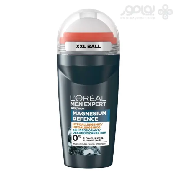 رول ضد تعریق لورال مدل MAGNESIUM DEFENCE حجم 50 میل