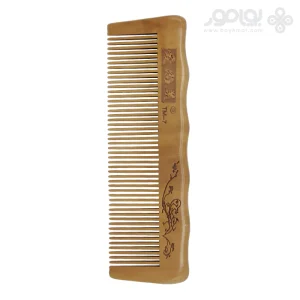 شانه چوبی مدل TM-7 دندانه ریز