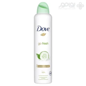 اسپری دئودورانت زنانه داو مدل GO FRESH رایحه خیار 250 میل