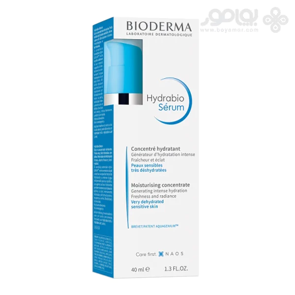 سرم کنسانتره آبرسان بایودرما مدل HYDRABIO مناسب پوست دهیدراته