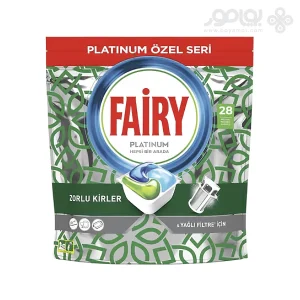 قرص ماشین ظرفشویی فیری مدل Platinum بسته 28 عددی