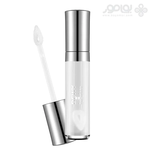لیپ گلاس بی رنگ فلورمار DEWY LIP GLAZE شماره 001 رنگ WET LIPS