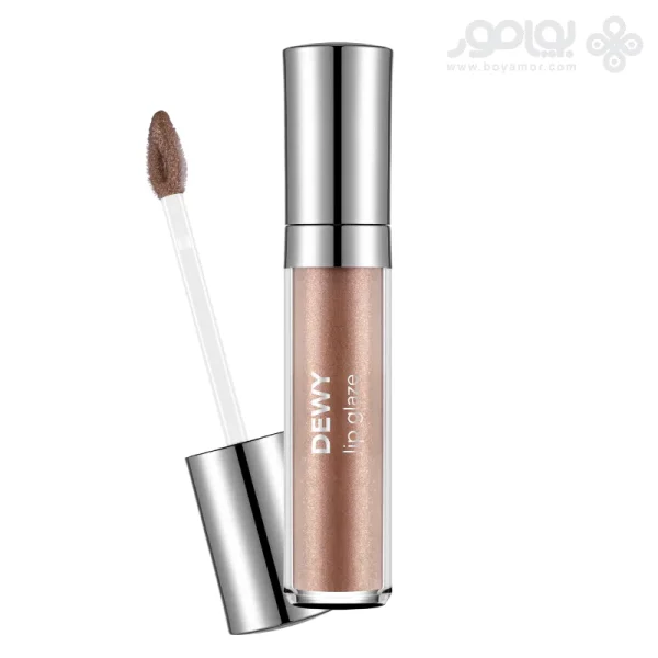 لیپ گلاس اکلیل دار فلورمار DEWY LIP GLAZE شماره 002 رنگ LIGHT BEIGE