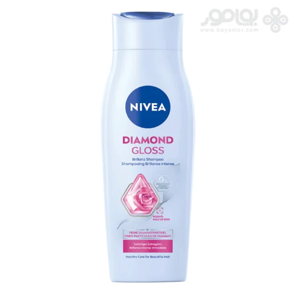 شامپو نرم کننده و درخشان کننده نیوا DIAMOND GLOSS حاوی ذرات الماس