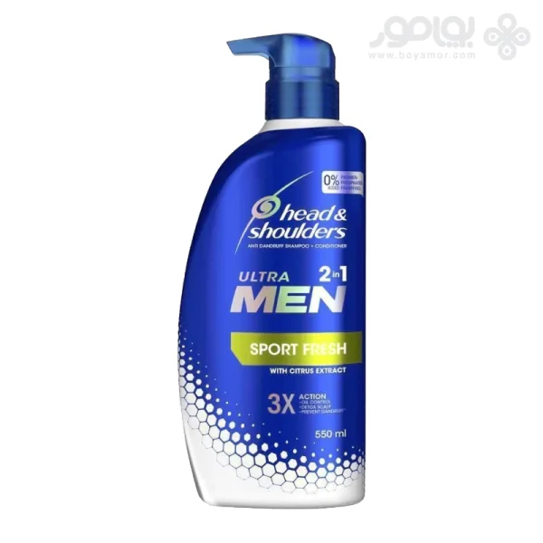 شامپو ضد شوره 2 در 1 هد اند شولدرز SPORT FRESH مناسب آقایان