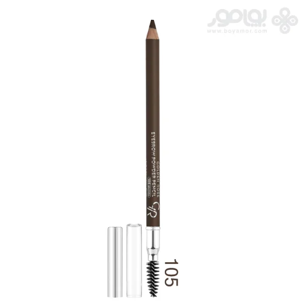 مداد ابروی پودری گلدن رز شماره 105 رنگ BROWN