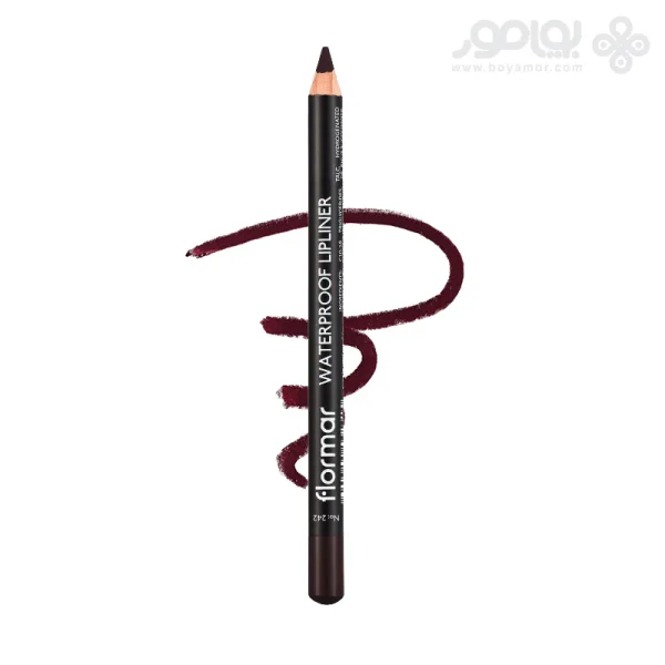 مداد لب ضد آب فلورمار شماره 242 رنگ DEEP BORDEAUX