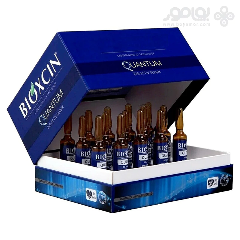 سرم تقویت کننده بیواکتیو بیوکسین مدل QUANTUM بسته 15 عددی