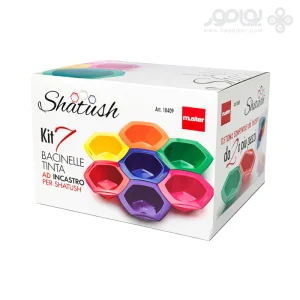 کیت کاسه رنگ و مش حرفه ای 7 عددی مو مویستر دیکسون SHATUSH