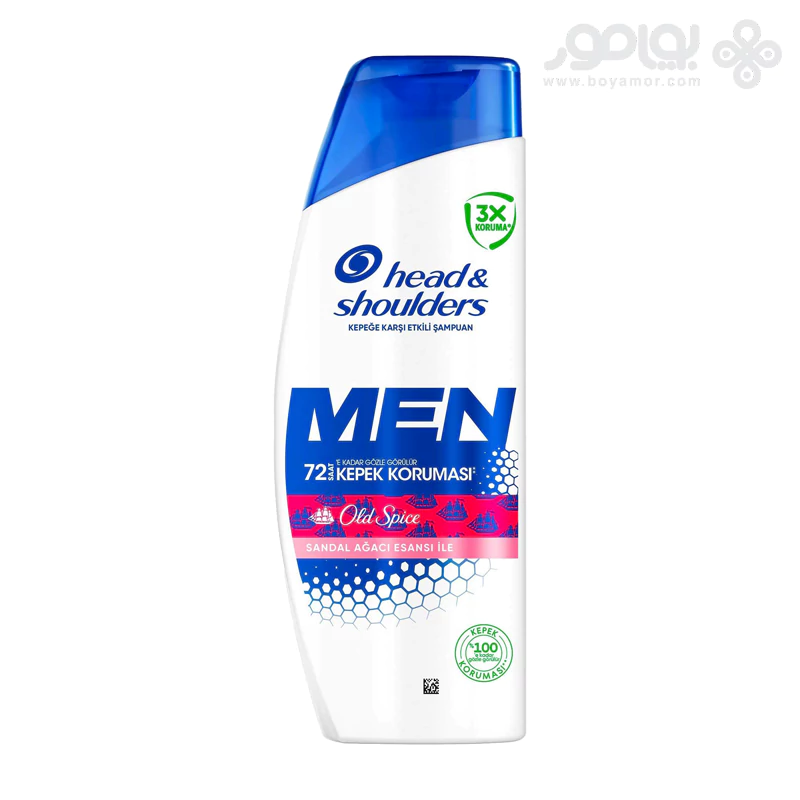 شامپو مردانه ضد شوره 72 ساعته هد اند شولدرز OLD SPICE حجم 330 میل