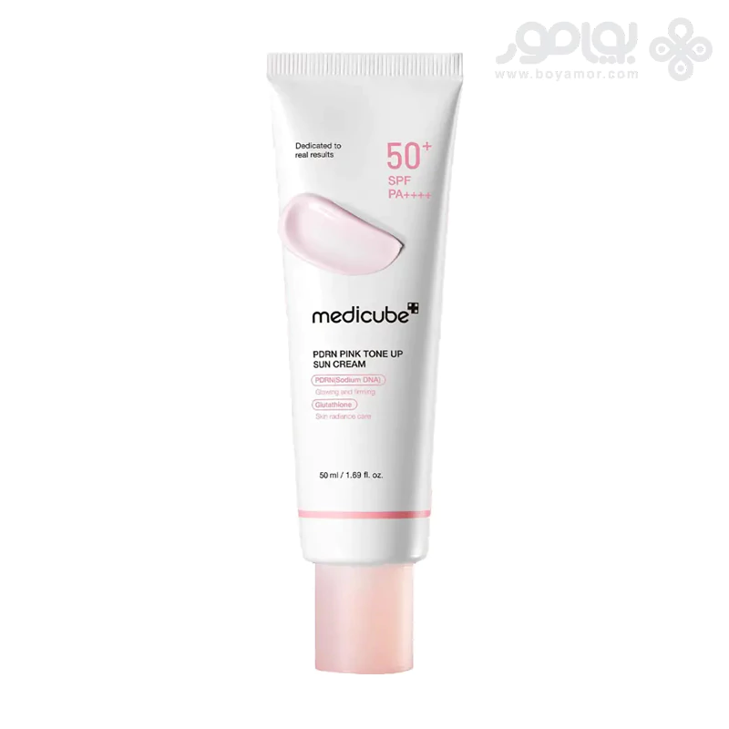 کرم ضد آفتاب روشن کننده مدی کیوب TONE-UP حجم 50 میل