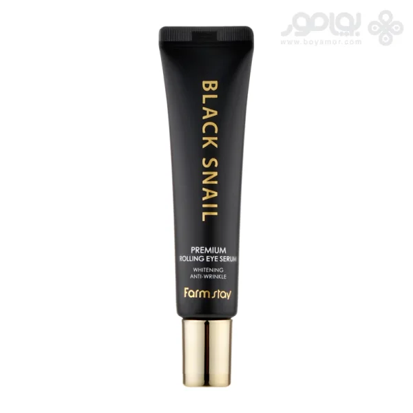 سرم دور چشم رولی ضد چروک فارم استی مدل BLACK SNAIL حجم 25 میل