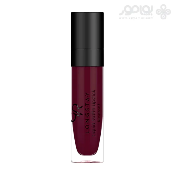 رژ لب مایع مات گلدن رز مدل LONG STAY شماره 15