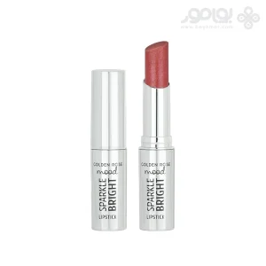 رژ لب جامد گلدن رز مدل SPARKLE BRIGHT شماره 151 رنگ ROSY GEM