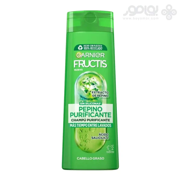 شامپو تصفیه کننده گارنیر مدل PEPINO PURIFICANTE حجم 380 میل