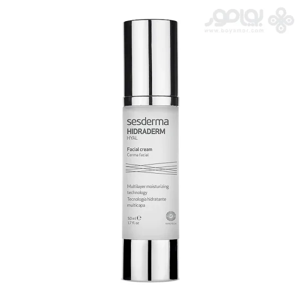 کرم آبرسان سسدرما مدل HIDRADERM مناسب انواع پوست حجم 50 میل