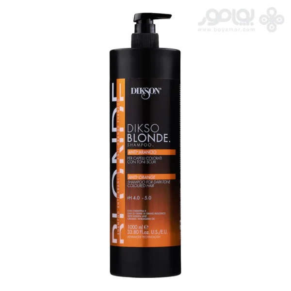 شامپو ضد نارنجی دیکسون مدل DIKSOBLONDE حجم 1000میل