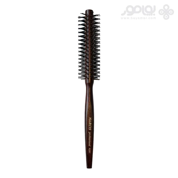 برس گرد چوبی مردانه نارسیس سایز متوسط کد N207