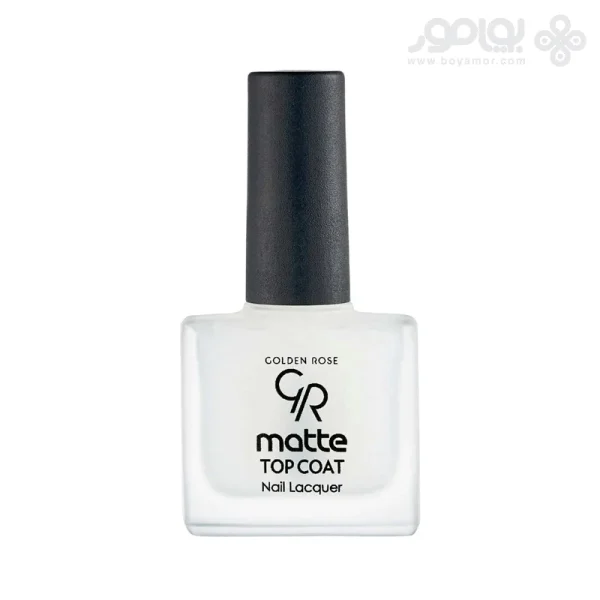 تاپ کوت مات گلدن رز مدل NAIL LACQUER حجم 10.5 میل