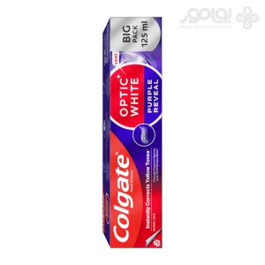خمیر دندان سفید کننده کلگیت OPTIC WHITE مدل PURPLE WHITE