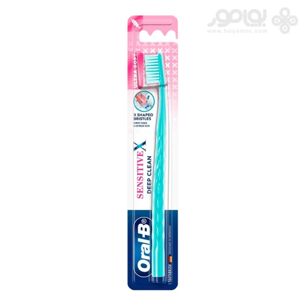 مسواک اورال‌ بی SENSITIVE X سری DEEP CLEAN بسیار نرم