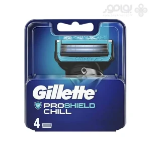 تیغ یدک ژیلت مدل PROSHIELD CHILL بسته 4 عددی