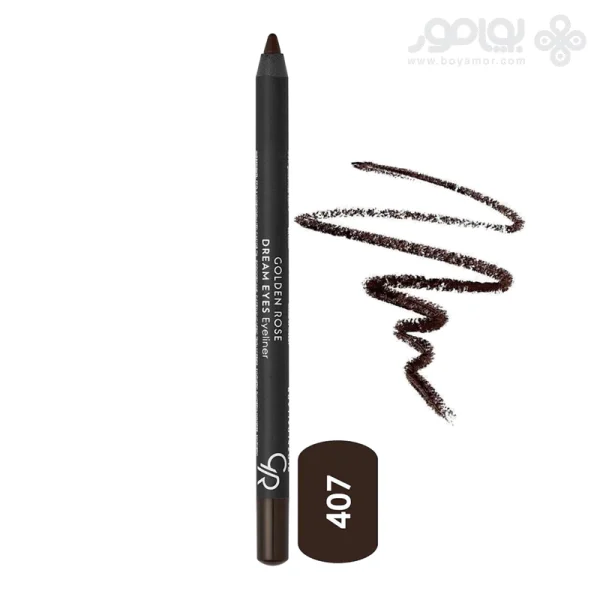 مداد چشم گلدن رز مدل DREAM EYES شماره 407 رنگ قهوه ای