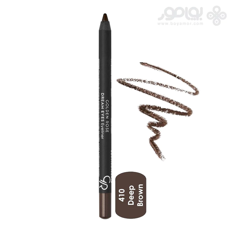 مداد چشم گلدن رز DREAM EYES شماره 410 رنگ قهوه ای گردویی
