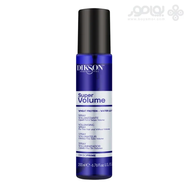 اسپری حجم دهنده دیکسون پرایم SUPER VOLUME حجم 300 میل