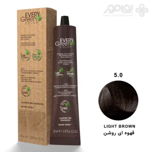 رنگ موی ارگانیک اوری گرین دیکسون شماره 5.0 رنگ قهوه ای روشن