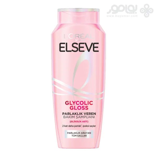 شامپو درخشان کننده لورال السیو GLYCOLIC GLOSS حجم 300 میل