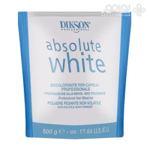 پودر دکلره پاکتی سفید دیکسون پایه 7 مدل ABSOLUTE WHITE وزن 500 گرم