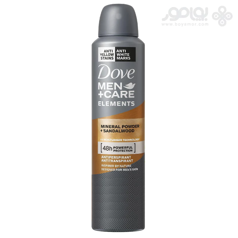 اسپری دئودورانت مردانه داو مدل SANDALWOOD حجم 250 میل