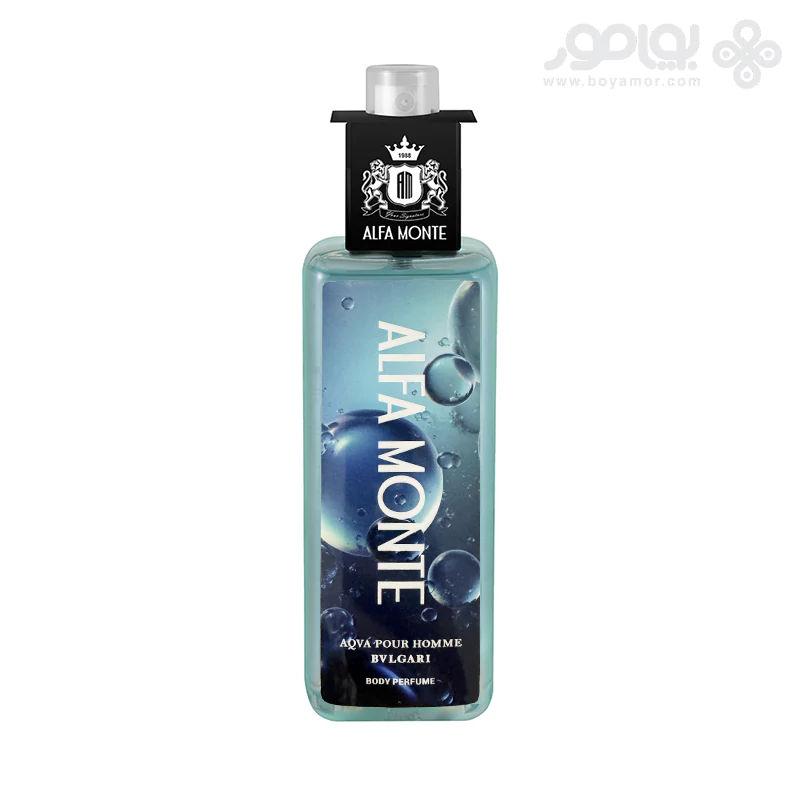 بادی اسپلش آلفا مونته رایحه AQUA POUR HOMME BVLGARI