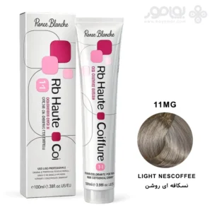 رنگ موی رنه بلانش سری COIFFURE شماره 11MG رنگ نسکافه ای روشن