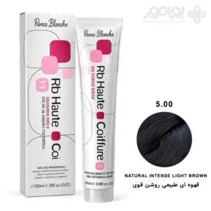 رنگ موی رنه بلانش سری COIFFURE شماره 5.00 رنگ قهوه ای طبیعی روشن قوی