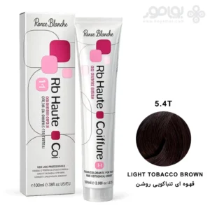 رنگ موی رنه بلانش سری COIFFURE شماره 5.4T قهوه ای تنباکویی روشن